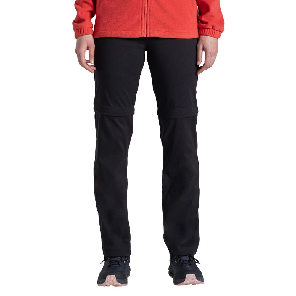 Craghoppers Women's Black Kiwi Pro Iii Convertible Trousers Size: 12R