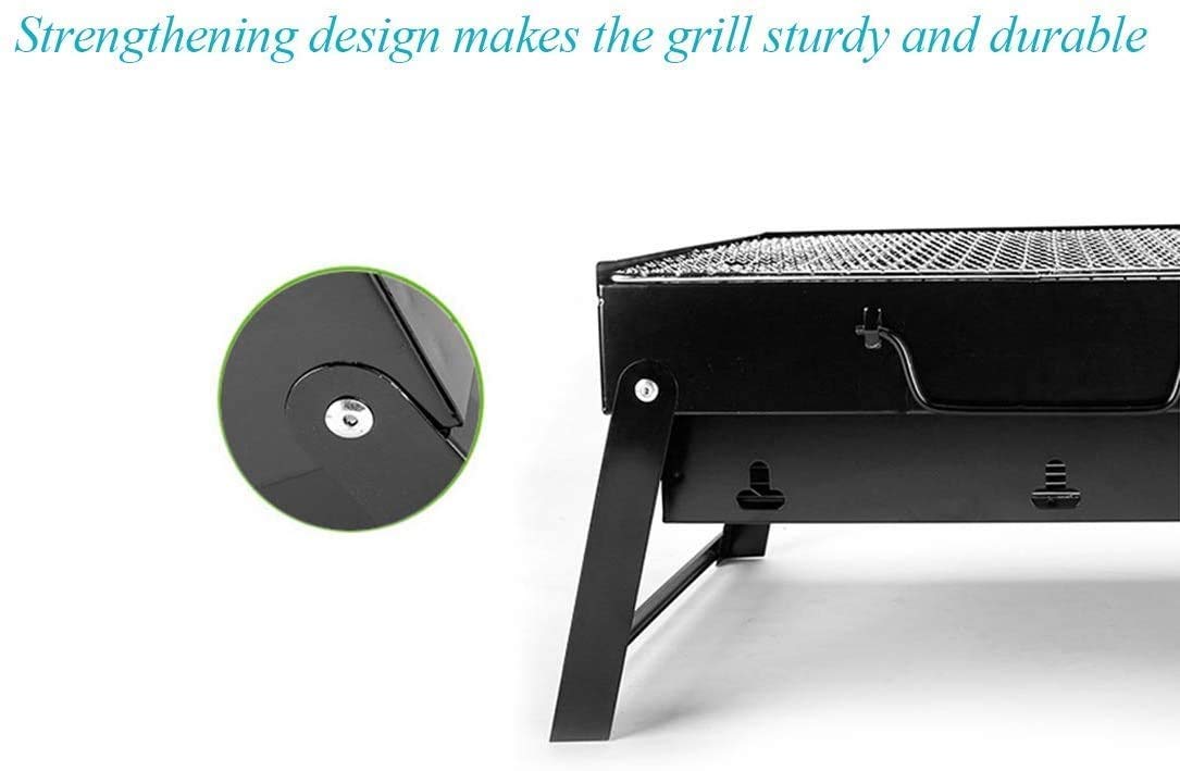 Grill Ogrodowy Grill Na Węgiel Drzewny Kuchenka Do Grillowania Domowy Składany Przenośny Grill Zestnarzędzi Do Grillowania
