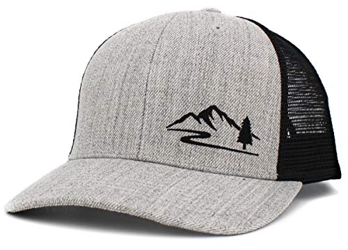 Image of KBETHOS Men's Women's Explore The Outdoors Mountains Scenery Unisex Trucker Baseball Cap