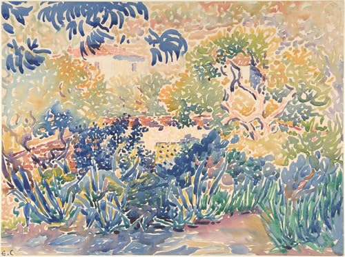 Tableau Jardin des Artistes par Cross, déco murale pour salon élégant