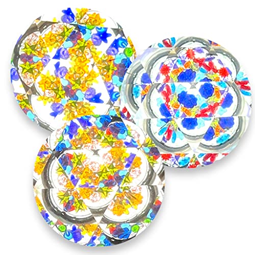 MIJOMA Kaleidoskop Weltall, Staunen und Experimentieren mit Spiegeln, Licht und Farben, Mitbringsel (blau-grau)