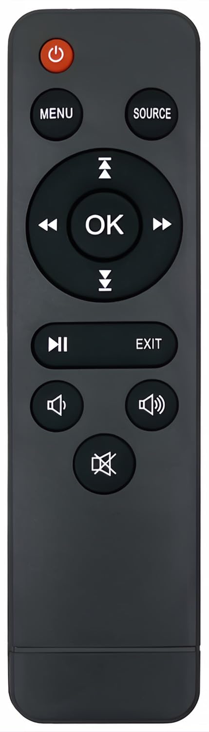 Replacement Remote Control for AuKing M8-F,PANSEBA HI-04 Mini Projectors