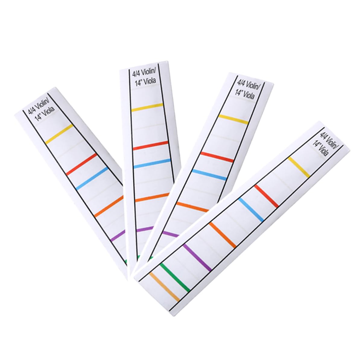 Nicear 4pcs 4/4 Clear Violin Finger Guide Finger Guide Position Decal Label Marker Accessories - Image 3