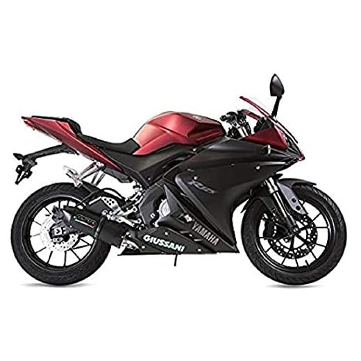GPR Italia Y.174.FUNE Impianto Completo Omologato Compatibile con YAMAHA MT 125 2014/16 Furore Nero