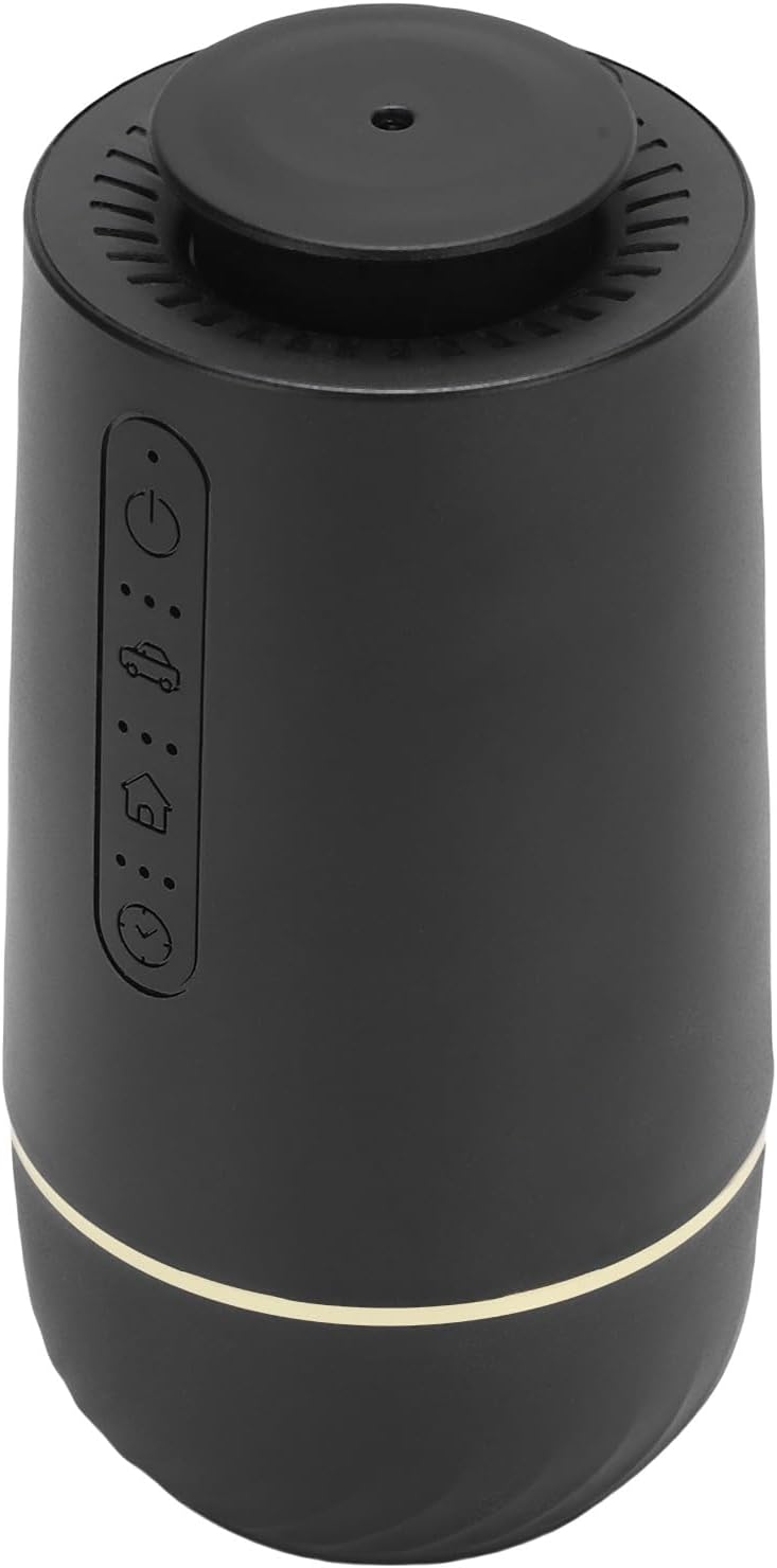 Diydeg Smart Car Air Freshener Diffuser, Portable Essential Oil Diffuser with Star Light Projection, Auto On Off, 3 Adjustable Modes for Small Space Car Home Office