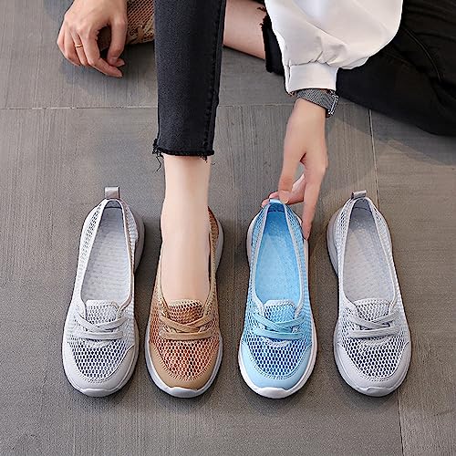 Women's Kotsas Orthopedic Shoes, Breathable Arch Support Non-Slip Slip On, Walk Clouds Grey, 5 US (A Grey,5)2