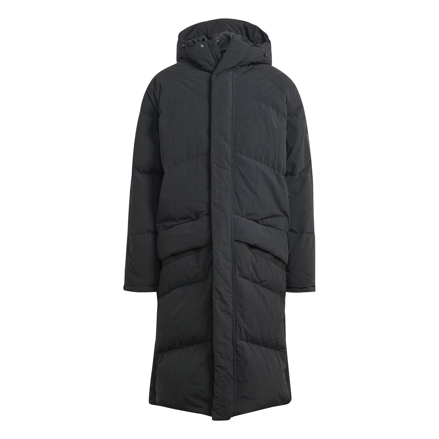Adidas Boys Men's Big Baffle Heavyweight Puffer Jacket Black Small
