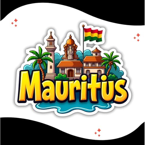 Image of Zesta Wooden Fridge Magnets Set | Refrigerator Decor Magnets for Kitchen | India Souvenir Fridge Magnet Collection | Wooden Magnet for Fridge Door Decoration (Mauritius)