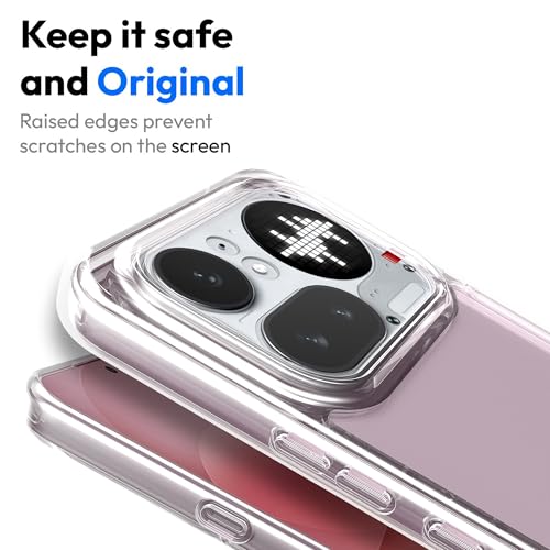 Image of KAPAVER Impulse Case for Nothing Phone 4a Pro | Hard Protection Clear Case for Nothing Phone 4a Pro (Clear)