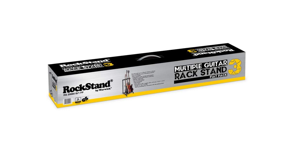Rockstand RS20880B FP 3-Way Flat Pack Guitar Stand