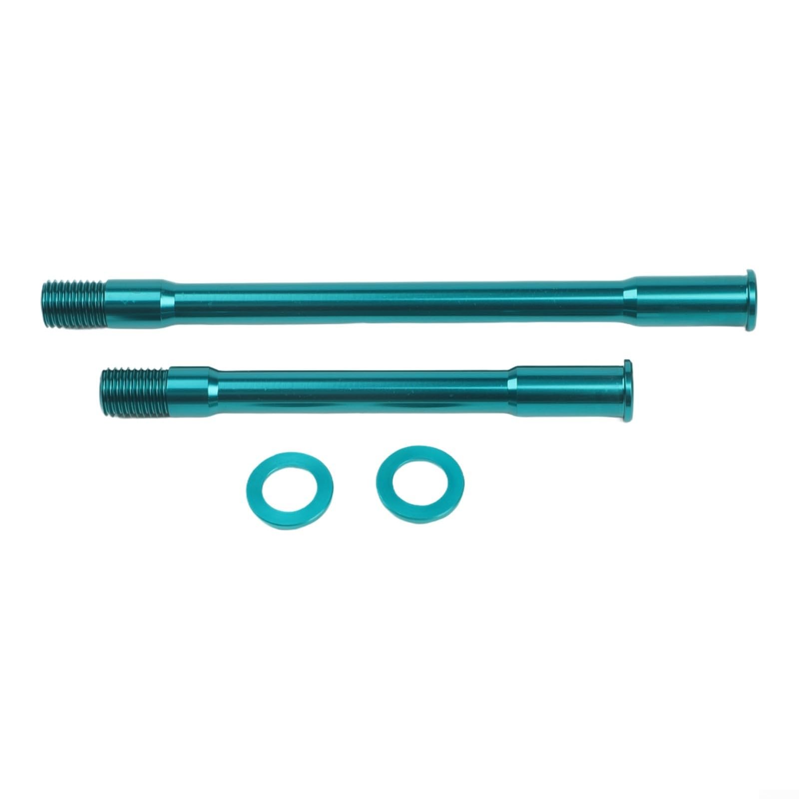 Juego de varillas de eje pasante de ajuste preciso para Giant para Tcr para Propel Revolt Langma y Liv Cycles Hecho de aleación 7075 solo 34 g, peso 12 x 161 mm y 12 x 117 mm, negro (azul)