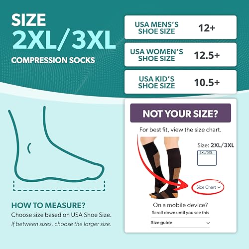 Image of BraceAbility Compression Socks - Copper Anti-Embolism Medical Stockings for Swelling, Varicose Veins, Pregnancy Circulation, Travel, Flights, Running Shin Splints, Diabetic Adults (Pair)