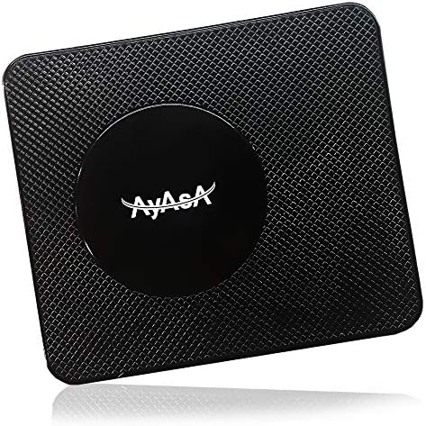 AyAsA z100 Car Pad Non Slip Sticky Anti Slide Dash Cell Phone Mount Holder Mat Car Dashboard Sticky Pad Adhesive Mat for Cell Phone/Electronic Devices/GPS