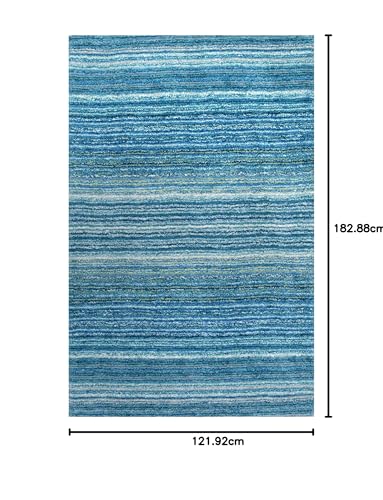 Image of Carpet for Living Room Bedroom Super Soft Anti Skid Hand Made Carpet Size 4X6 Feet