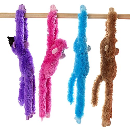 Aurora Natural Hanging Monkey- 1 Piece (Colors May Vary)