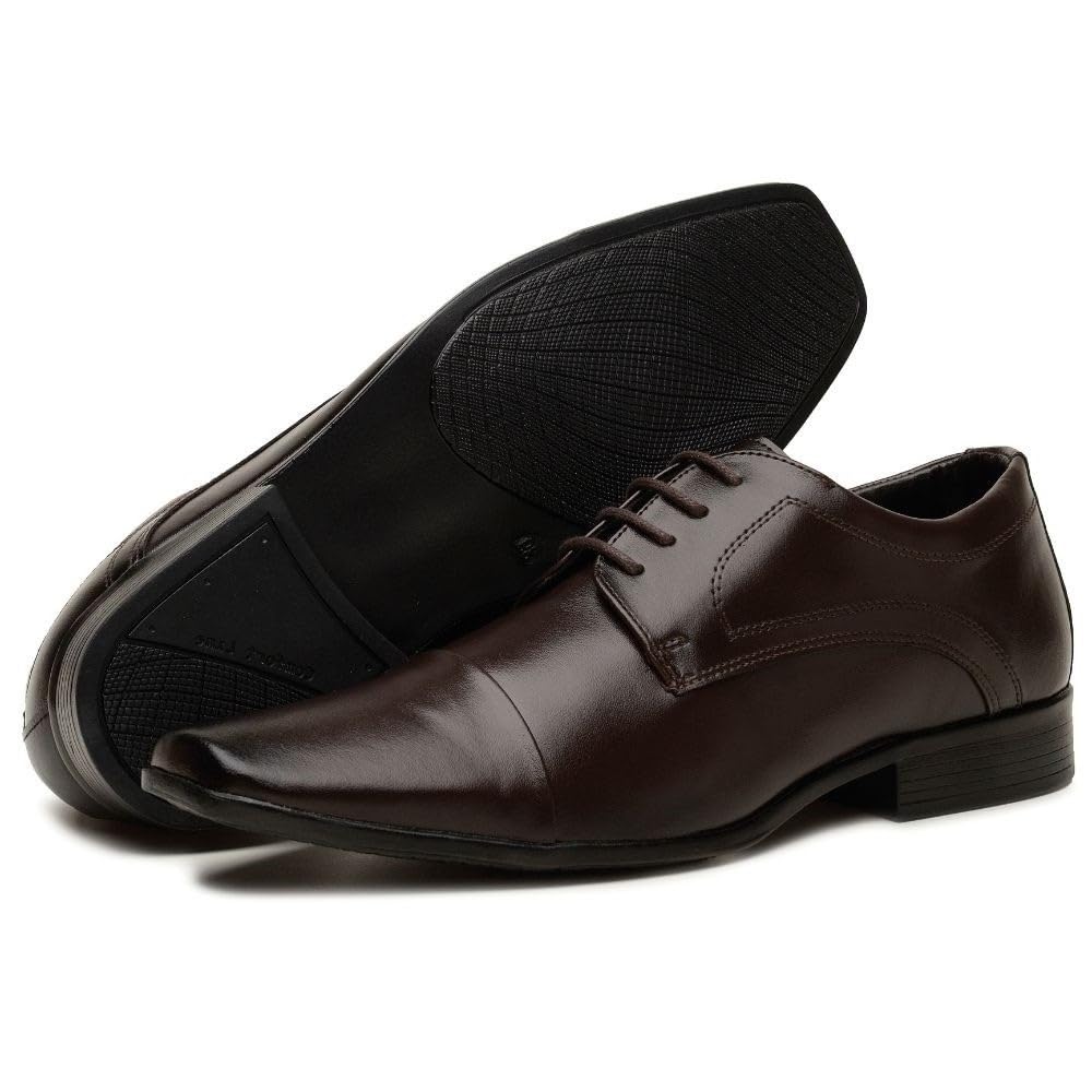 Sapato Social Masculino Confort Casual Fechamento em Cadarço Bico Fino Elegante em promoção! Veja a oferta e mais achadinhos de Sapatos 8 Hoje é o melhor dia para comprar Sapato Social Masculino Confort Casual Fechamento em Cadarço Bico Fino Elegante com aquele preço maroto! Promoção! Aproveite a oferta! 8