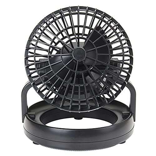 Ventilateur LED de camping TOYANDONA x2 avec crochet de randonnée