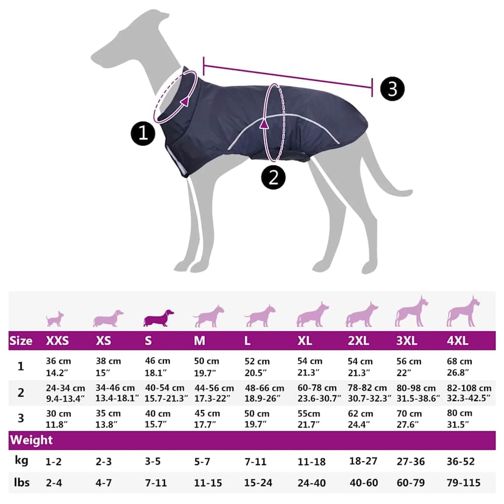 Cappotto impermeabile per cani in poliestere, blu navy, S, con strisce riflettenti, antivento, impermeabile, traspirante, per autunno, inverno, outdoor, gassa, protezione asciutta e calda