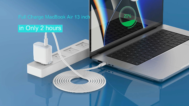 Chargeur USB-C De 100 W Pour MacBook Pro 16 14 Po MacBook Air 15 13 Po 2025 2024 2023 2022 2021 2020 2019 M4 M3 M2 M1 Adaptateur D Alimentation Compact Pour Portable