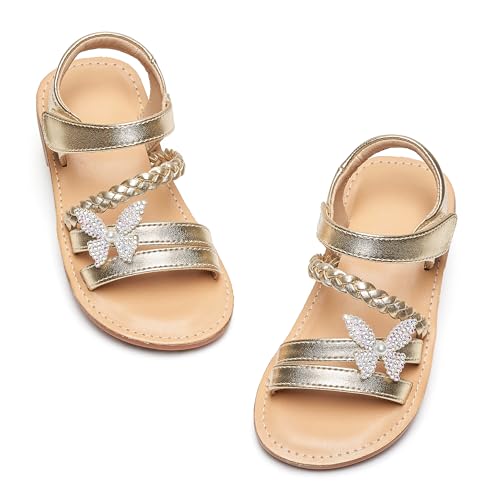 Image of GINFIVE Toddler Girls Sandals Girls Toddler Sandals Little Girls Kids Shoes