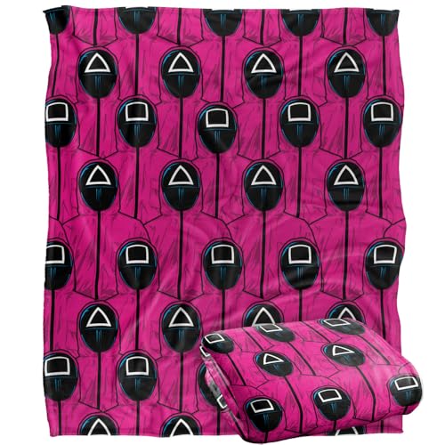Couverture canapé Squid Game Rose Guards pour soirées cocooning - 2