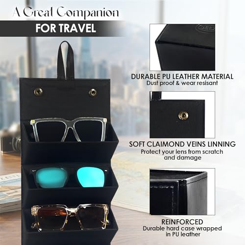 Image of LEDO Sunglasses Box Organizer Holder Case