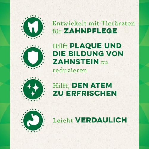 GREENIES Dental Treats Petite für Hunde von 8-11kg, 6 x 170g