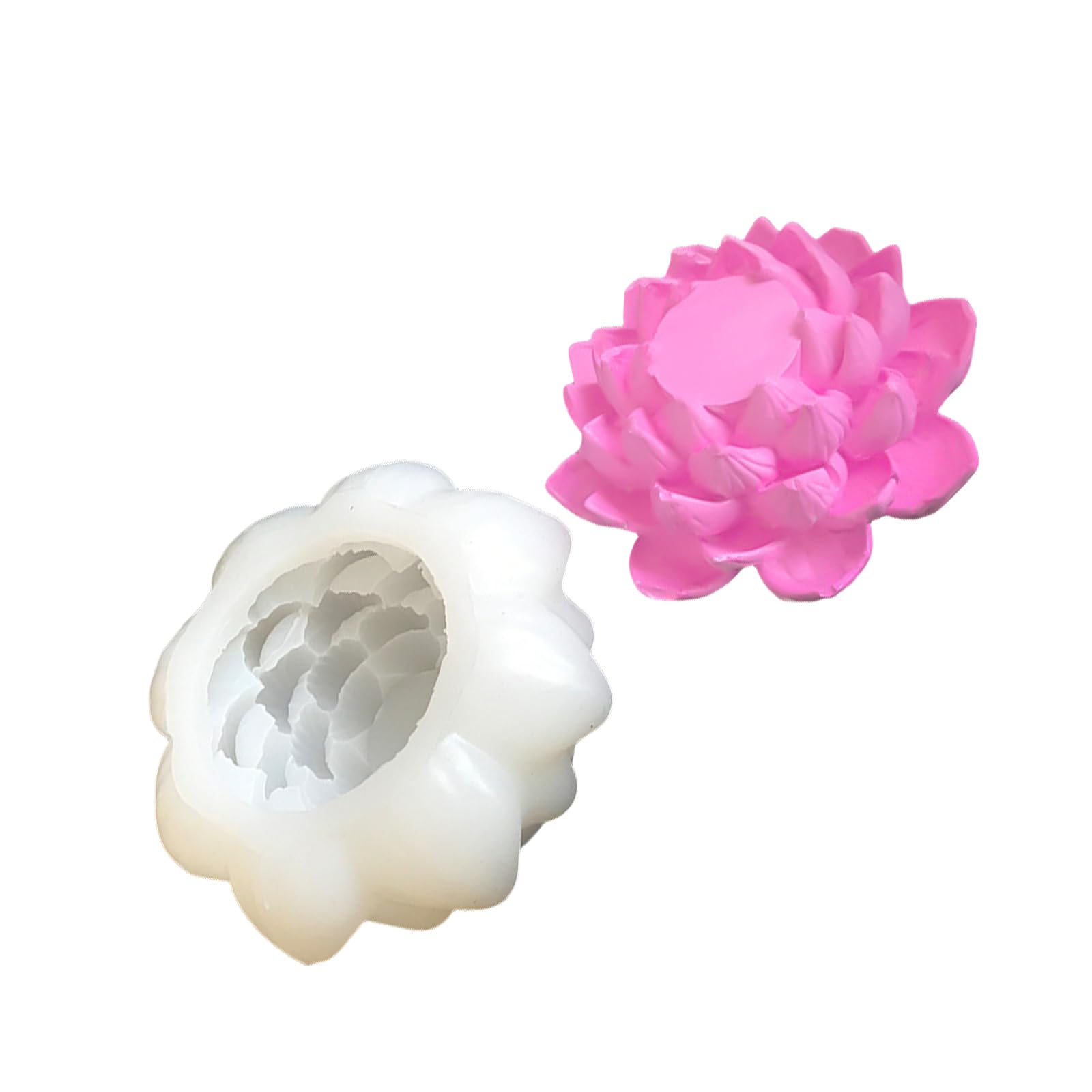Tsophreniq 3D Flower Silicone Soap Molds Silicone Molds for Soap Chocolate Fondant Mold