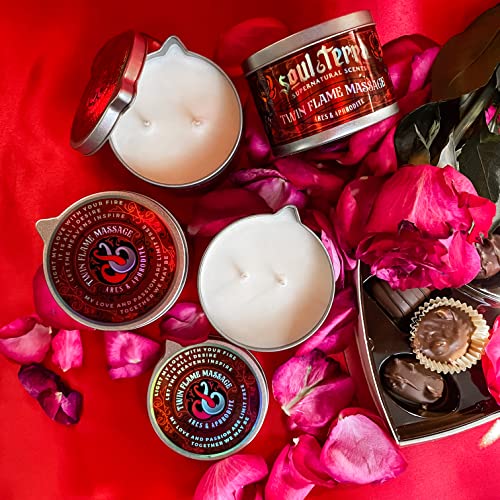 Soul-Terra Twin Flame Massage Candle