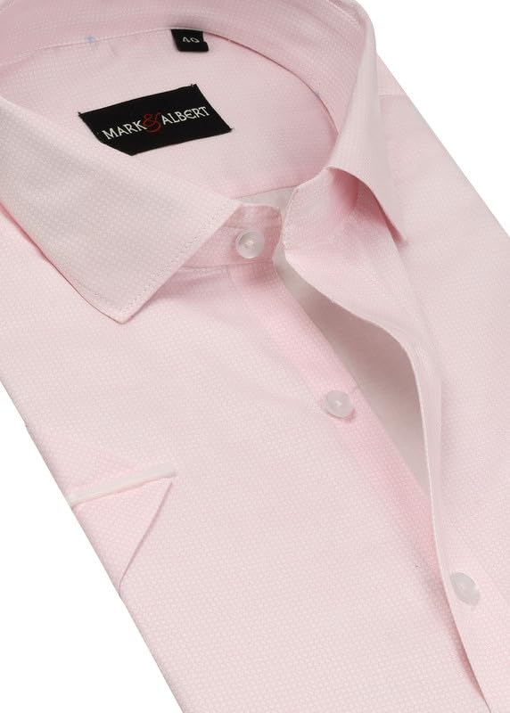 Image of MARK & ALBERT Mens Half Sleeves Printed Shirt