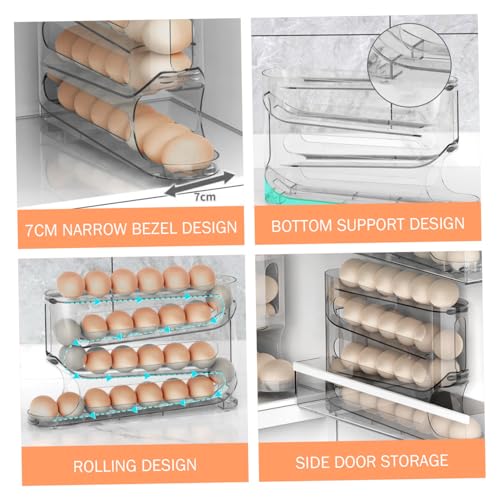 Contenedor de huevos para refrigerador vertical con capacidad de 30 unidades 2