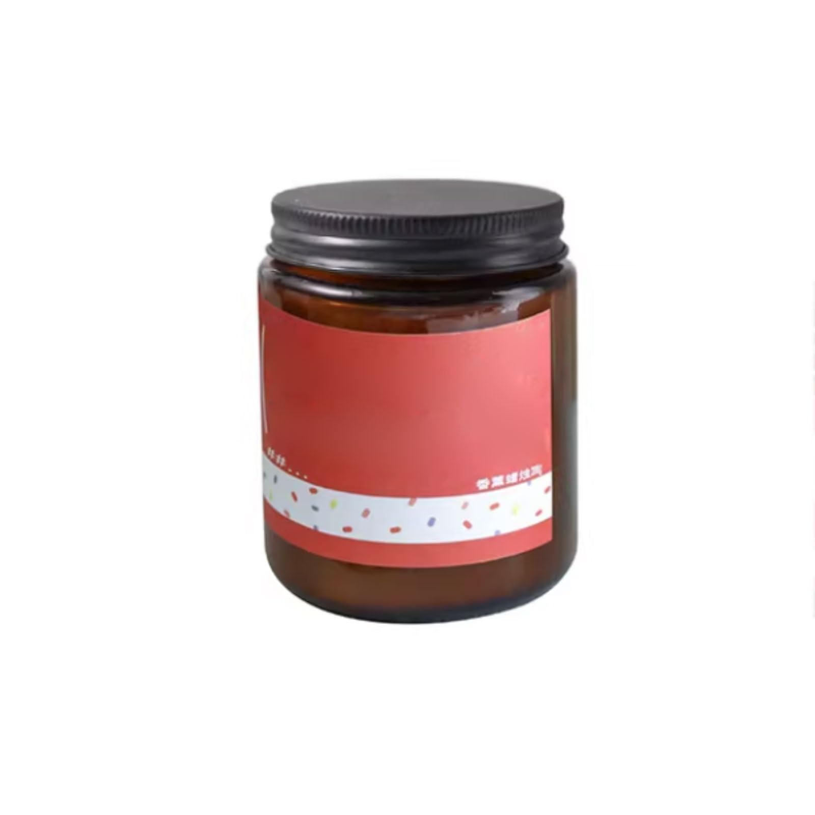 Compacto Velas de vidrio, velas en tarro de tomate salvaje, vela cilíndrica de aromaterapia hecha con cera de soja y aceites esenciales de larga duración no es picante(L)