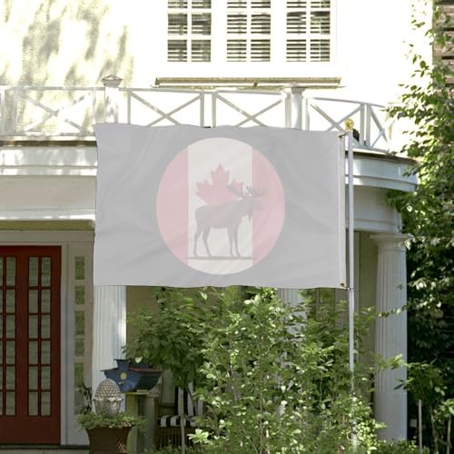 Bandera de alce personalizable para decorar fiestas y terrazas 5