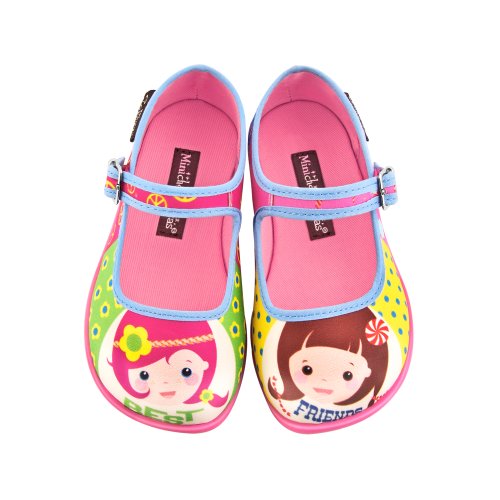 Hot Chocolate Design Mini Chocolaticas Best Friends Bailarina Mary Jane para Niñas Multicolor HCD 32