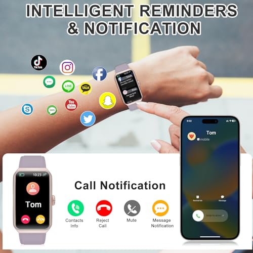 Image of Fitness Tracker, Step Counter with 24 /7 Heart Rate Blood Oxygen Sleep Monitor, Fitness Watch with 100+ Sports Modes, Waterproof Activity Smart Watches for Women Men Android iOS