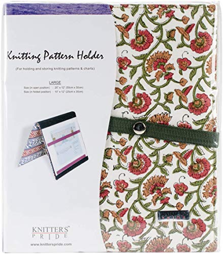 Knitter's Pride Pattern Holder Fold-Up Knitting Chart Keepers 19.75 X 11.75 inches Large Aspire