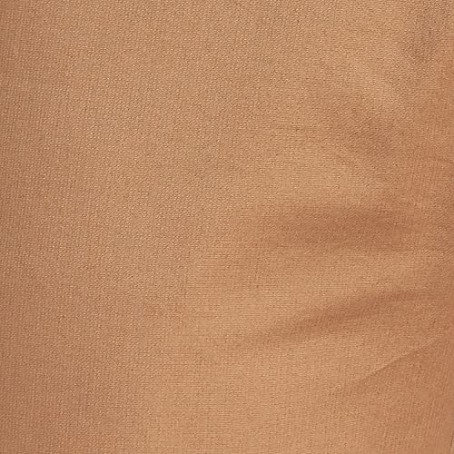 Image of Colorplus Men's Cotton Blend Solid Piece Dyed Pattern Tailored Fit Flat Front Casual Trouser