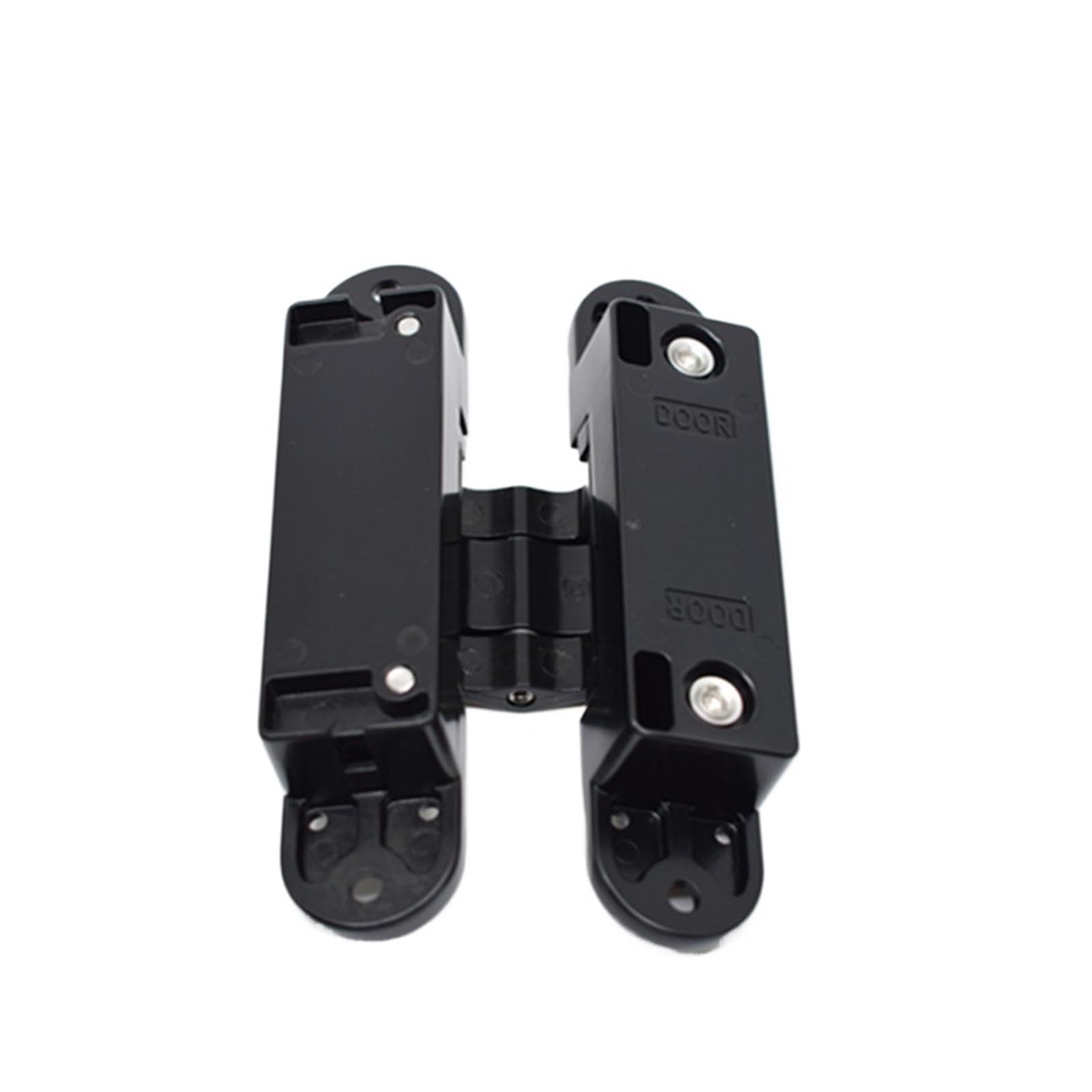YMUGUEGH 3D adjustable hidden door hinge adjustable conceal hinge/invisible door hinge 140 * 30MM 60KG hinges(140x30 Silver 1price)