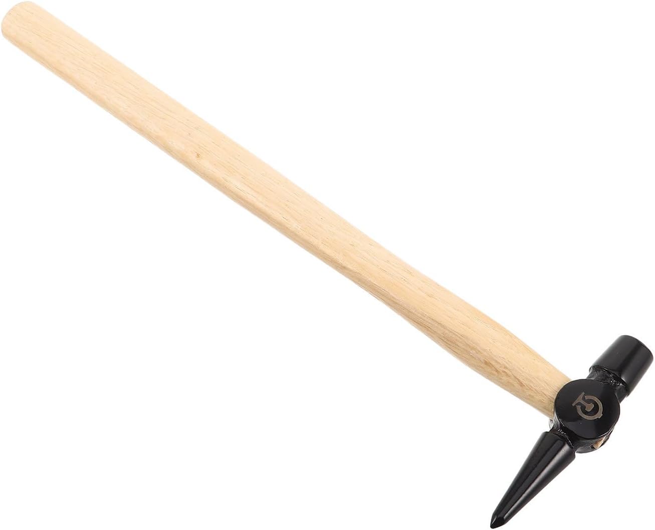 Heavy Duty Inspection Hammer with Wood Handle for Railway Inspection | Steel Pointed Head, 40cm Length, Ship Machinery and Woodwork Applications, Antislip Grip for Professionals and Mechanics