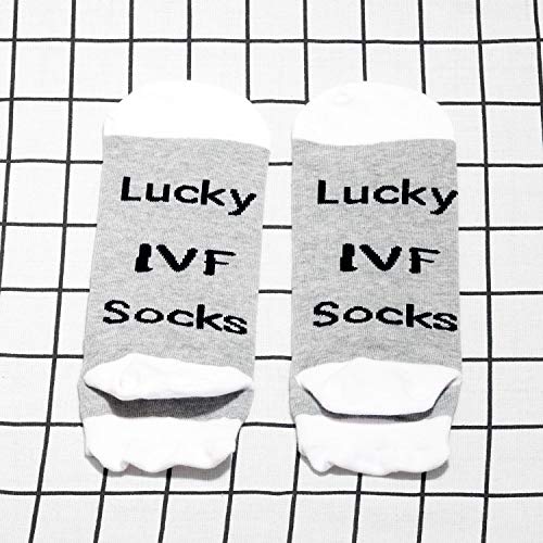 JXGZSO Lucky IVF Socks Lucky Transfer Socks IVF Socks Infertility Socks Transfer Socks3