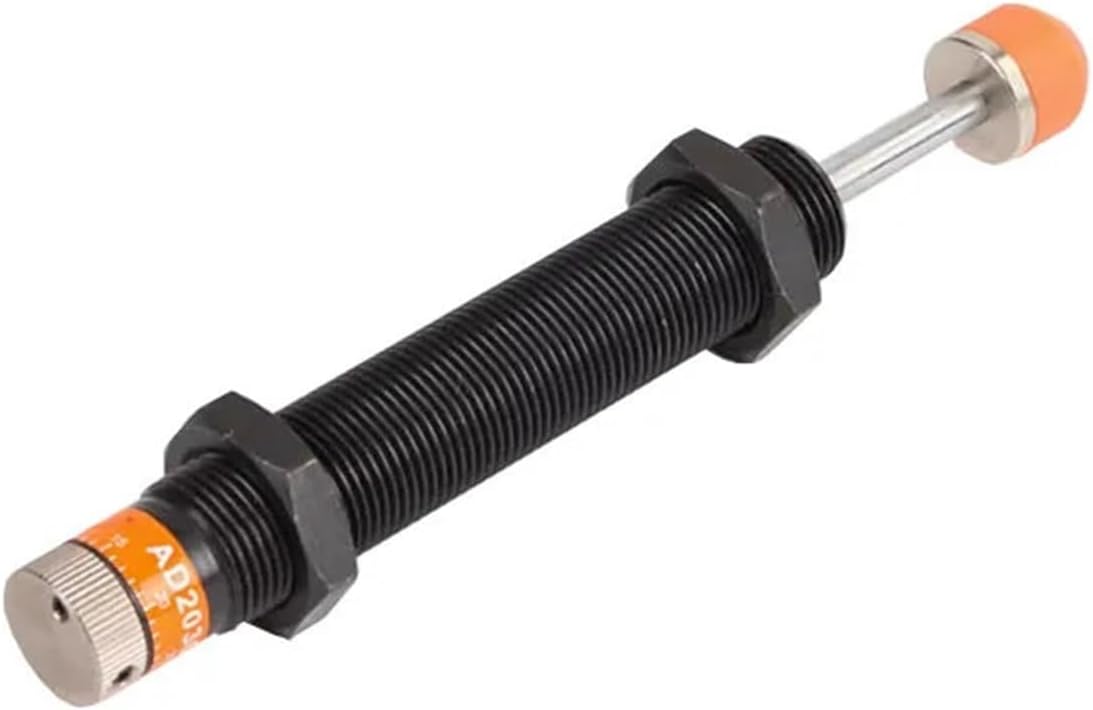 AD3660 Pneumatic Hydraulic Shock Absorber - Industrial Buffer Rubber, 60mm Stroke, Vibration Reduction, Noise Control, 1pc