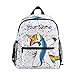 Zaino personalizzato per bambini, zaino personalizzato con nome/testo, personalizzazione unicorno danzante con stella asilo scuola materna borsa per ragazze ragazzi