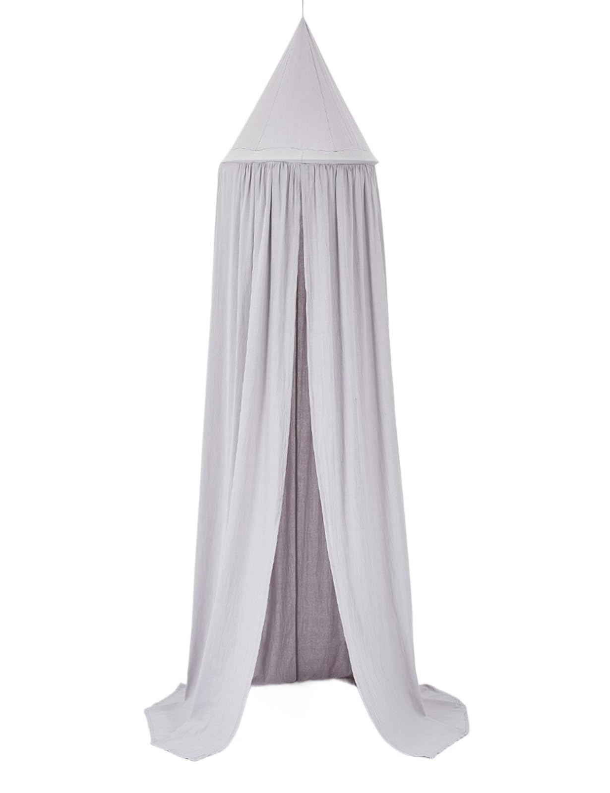 LSNNMU 8 Colors Bed Canopy Hung Dome Bedding Tent Curtain For Room Decor For Bed(Grey)