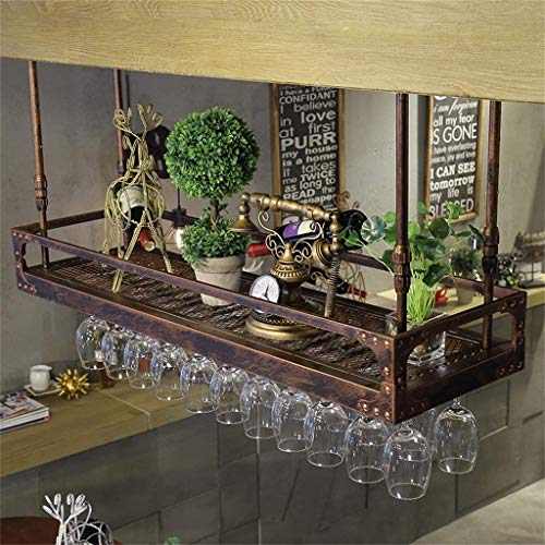 Soporte para Botellas de Vino con Repisa para Copas 100×35cm miniatura 3