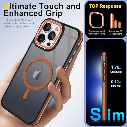 Coque antichoc iPhone 15 Pro Max Magsafe rigide mate avec cache objectif - 7