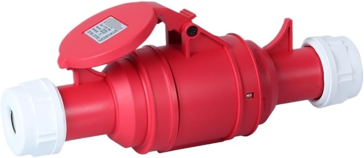 Waterproof Aviation Plug Male and Female Docking Explosion-Proof Plug Four-core 32A Three-Phase Electrical Industrial Socket(Connector Set)