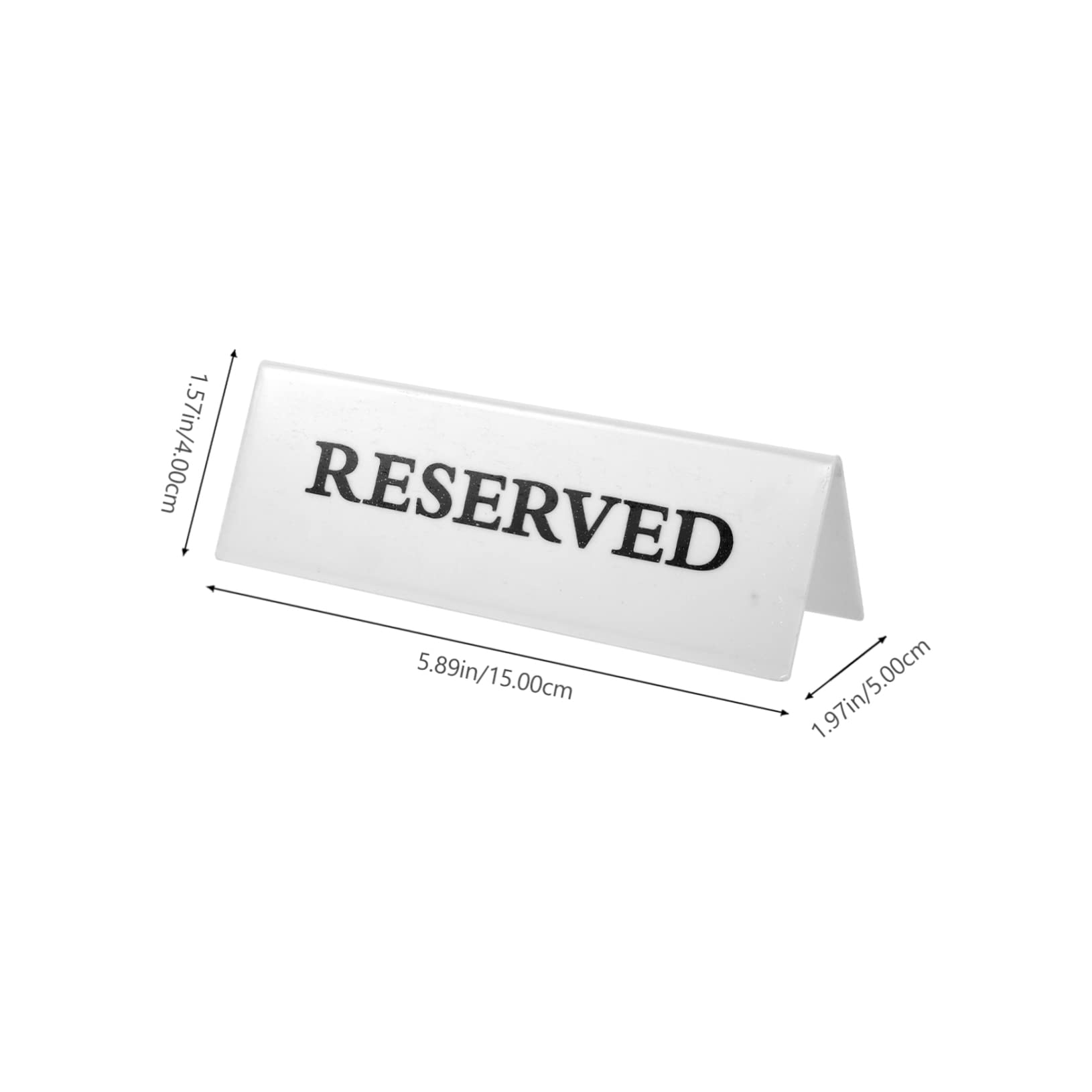 PRETYZOOM 2pcs Acrylic Table Signs Wedding Seating Chart Event Reserved Seating Signs