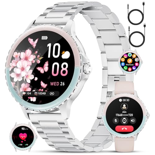 Montre intelligente santé féminine et appels au poignet pour femme active