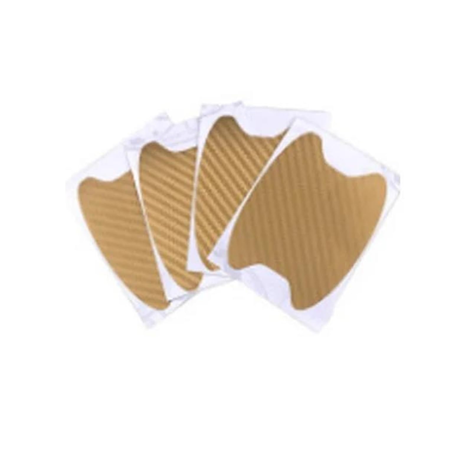 NVNZMFPPW Car Door Sticker Carbon Fiber Scratches Resistant Cover Auto Handle Protection Film Exterior Styling Car Accessories 4Pcs/Set(4PC Gold)