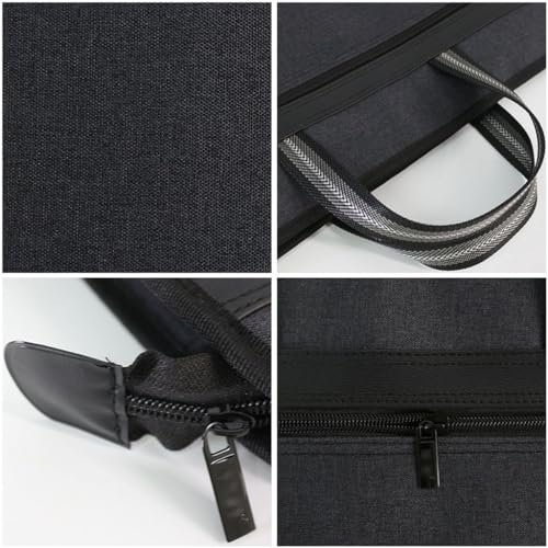 Business A4 Bag Handbag Zip Canvas Pack Multi Layer Thickened Men's Office Bag3